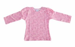 Remera Manga Corta Bebe con Brillo algodon modal