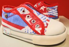 zapatillas de tela elastizada 19-26