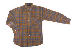 Camisa Manga Corta Estampado Cuadros 