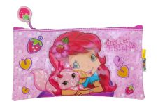 Cartuchera con un cierre con estampado en relieve de Frutilla 