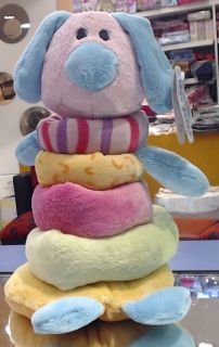 Peluche con 4 aros para apilar + cabeza de nena apilable