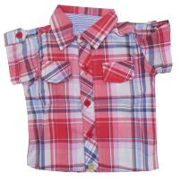 Camisa Escocesa Manga Corta