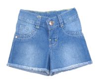 Short de Jean Liso Deshilachado