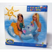 Elefante inflable Para Montar Con Manija Plastica 119 x 62 CM