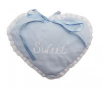 Sweet corazon de bienvenida con encaje