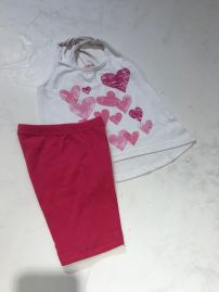 4184  conjunto para nena de calza pescadora y musculosa