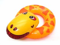 Salvavidas inflable con cabeza Hipopotamo