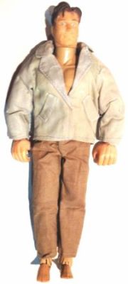 Muñeco Articulado Funny Toys en bolsita 30 cm musculoso con distintas ropas Cabeza de Goma