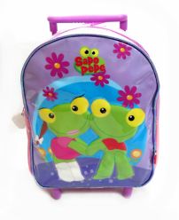 Mochila Con carro Sapo pepe con Sapa Pepa Rosa Jardin