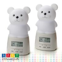 Luz de noche con termómetro e hidrómetro - Cuida Sueños - Oso