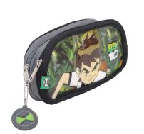 Cartuchera con 2 cierre con estampado en relieve de Ben 10 