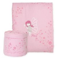 Set Acolchado y Chichonera Cuna charriot Con Hada Bordada