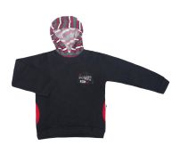 Remera Manga Larga Algodon con Capucha Power Rock