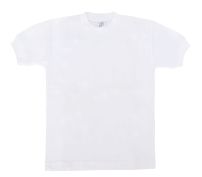 Remera Pique Manga Corta Lisa Colegial