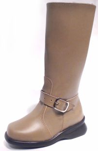 Bota Caña Alta con Hebilla y Cierre Cuerina