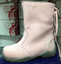 Bota Media Caña con cordon Atras Botita picada Marge