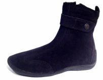 Bota Alta Gamuza Media Caña con cierre 