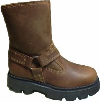 Bota media Caña Estribo con argolla y Cierre