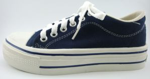 Zapatilla Medio Basket Lona Cordon Base Alta 