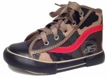 Bota Basket Camuflada Lona Cordon