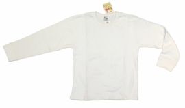 Camiseta Lisa Cuello Redondo Manga Larga