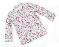 Remera Manga Larga Polera de Interlok Estampada Flores