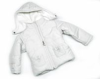 Campera Termica De Nena Con Capucha Forrada En Polar