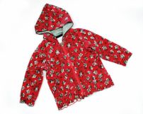 Campera de plush estampada de nena