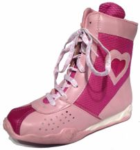 Bota Boxeadora Cordon Cuerina con Corazon