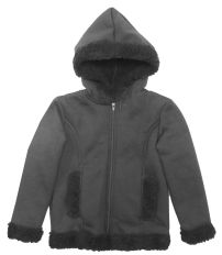 Campera de Algodon con Capucha - Interior de Cordero 