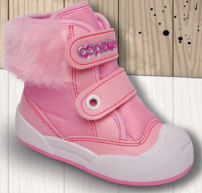 Bota Esqui con Pelos tipo Piel Velcro Abrojo en Tela Sky Ski