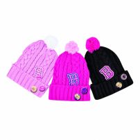 Gorro Tejido Con Pompon Barbie
