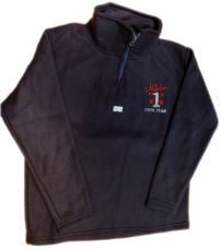 Buzo Polar con Cierre Bordado Flechas Number