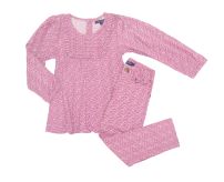 Conjunto Camisa y pantalon de Viyela Floreada