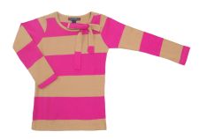 Remera rayada Rosa Con Moño y Sin Moño