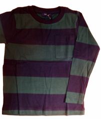 Remera Manga Larga Rayada 