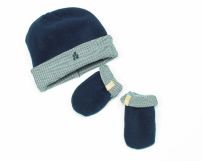 Conjunto Micropolar Gorro y Mitones con Milrayas
