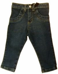 Pantalón de Jean Clásico Bolsillo trasero Moño