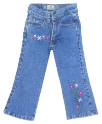 Pantalon Jean de Nena Flores Bordados