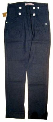 Pantalon jean nena botones con corazon