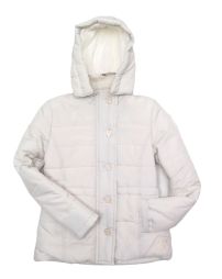 Campera de Microfibra Forrada en Polar con Capucha Desmontable