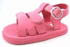 Sandalia Todo Goma 2 Velcros y Hebilla