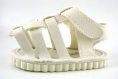 Sandalia Franciscana Cuerina con Tela