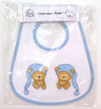 Babero Toalla Bordado Con Velcro 