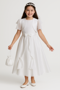 Vestido comunion con broderie