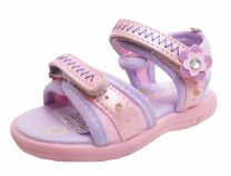 Sandalia 2 Velcros Flor 