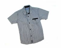 Camisa Manga Corta Estampado Rayado