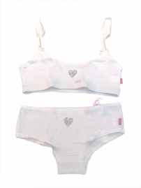 Conjunto Bombacha Y Corpiño Con Tachas