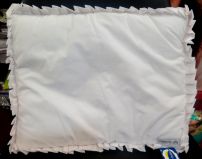 Almohada / Almohadon Childrens Blanco con volado todo alrededor