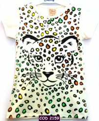 Remera Manga Corta Estampada Tigre